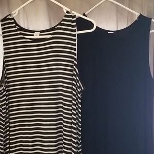 Two Old Navy Swing Dresses, size Large/Tall
